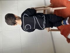 Yeni Sezon Unisex Çocuk Slogan Baskılı Alt-Üst Takım