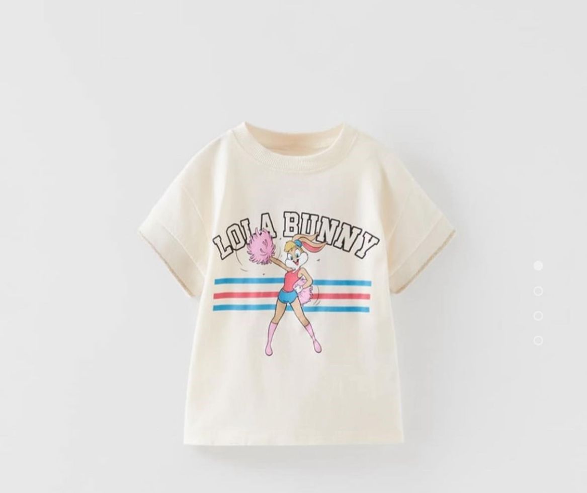 Yeni Sezon Kız Çocuk Lola Bunny Baskılı T-Shirt