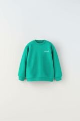 Yeni Sezon Unisex Çocuk Baskılı Şardonsuz Alt-Üst Takım