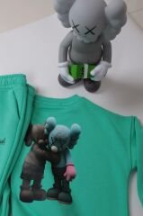 Yeni Sezon Unisex Çocuk Baskılı Şardonsuz Alt-Üst Takım