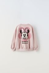 Yeni Sezon Kız Çocuk Minnie Mouse Baskılı Taytlı Takım