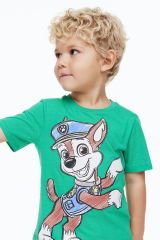 Yeni Sezon Erkek Çocuk Paw Patrol Baskılı Alt-Üst Takım