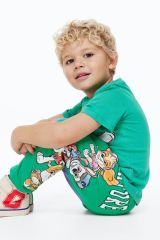 Yeni Sezon Erkek Çocuk Paw Patrol Baskılı Alt-Üst Takım