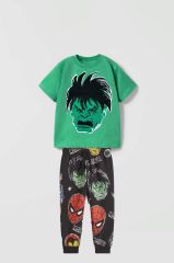 Yeni Sezon Erkek Çocuk Marvel Baskılı Alt-Üst Eşofman Takım