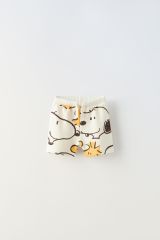 Yeni Sezon Erkek Çocuk Snoopy Baskılı Alt-Üst 2'li Şortlu Takım