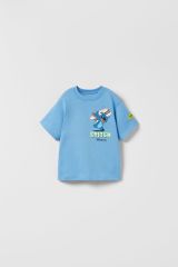 Yeni Sezon Erkek Çocuk Lilo & Stitch Baskılı T-shirt 5-6 Yaş