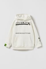 Yeni Sezon Erkek Çocuk Minecraft Baskılı Sweatshirt