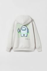 Yeni Sezon Erkek Çocuk Among Us Baskılı Sweatshirt