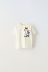 Yeni Sezon Erkek Çocuk Zoo Concept Baskılı Alt-Üst Şortlu Takım